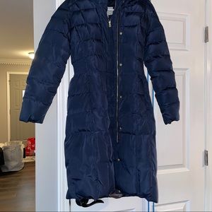 Cole Haan navy parka
